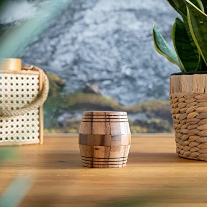 BARREL - BARREL - 3D PUZZLE - THINKING GAME - PUZZLE GAME - PATIENCE GAME - LOGIC GAME MADE OF WOOD - Image 4